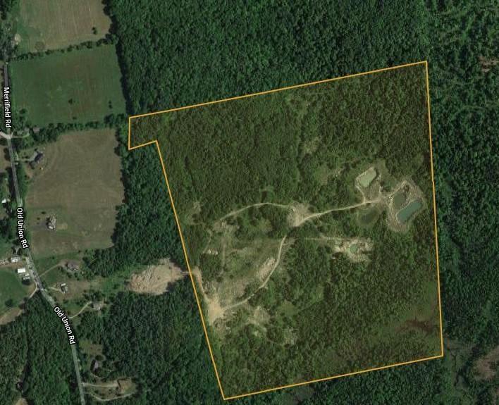 Aerial view of the 108.9-acre Ludwig Quarry footprint